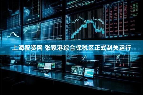 上海配资网 张家港综合保税区正式封关运行