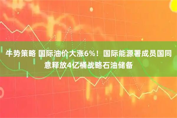 牛势策略 国际油价大涨6%！国际能源署成员国同意释放4亿桶战略石油储备