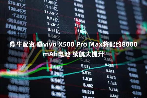 鼎牛配资 曝vivo X500 Pro Max将配约8000mAh电池 续航大提升