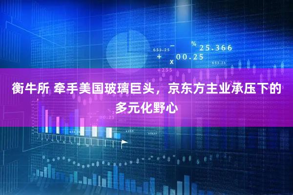 衡牛所 牵手美国玻璃巨头，京东方主业承压下的多元化野心