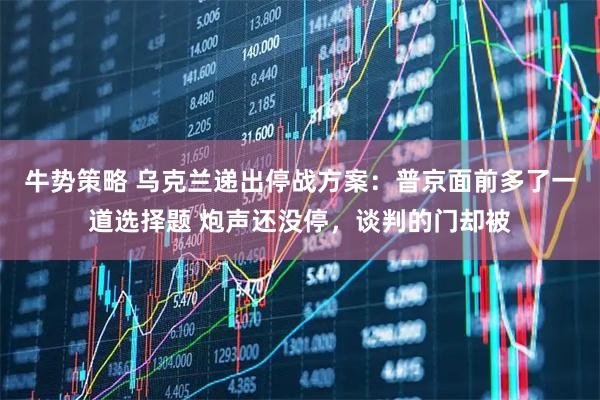 牛势策略 乌克兰递出停战方案：普京面前多了一道选择题 炮声还没停，谈判的门却被